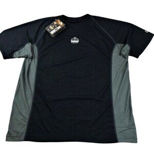 Core Work Wear Mens XL Black & Grey Relaxed Fit Ergodyne Gear NWT   JH1093